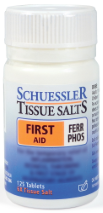 Schuessler Tissue Salts FERR Phos First Aid 125 Tablets