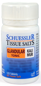 Schuessler Tissue Salts KALI Mur Glandular Tonic 125 Tablets