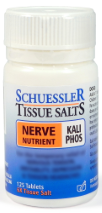 Schuessler Tissue Salts KALI Phos Nerve Nutrient 125 Tablets