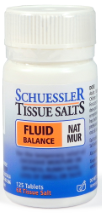 Schuessler Tissue Salts NAT Mur Fluid Balance 125 Tablets
