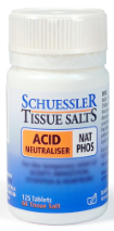 Schuessler Tissue Salts NAT Phos Acid Neutraliser 125 Tablets