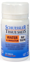 Schuessler Tissue Salts NAT Sulph Water Eliminator 125 Tablets