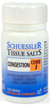 Schuessler Tissue Salts Combination J Congestion 125 Tablets