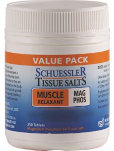 Schuessler Tissue Salts MAG Phos Muscle Relaxant 250 Tablets