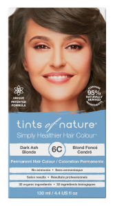 Tints Of Nature Permanent Hair Colour Dark Ash Blonde 6C 130mL