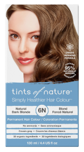 Tints Of Nature Permanent Hair Colour Natural Dark Blonde 6N 130mL