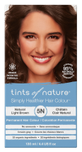 Tints Of Nature Permanent Hair Colour Natural Light Brown 5N 130mL