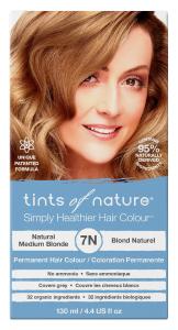 Tints Of Nature Permanent Hair Colour Natural Medium Blonde 7N 130mL