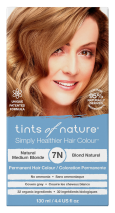 Tints Of Nature Permanent Hair Colour Natural Medium Blonde 7N 130mL