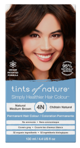 Tints Of Nature Permanent Hair Colour Natural Medium Brown 4N 130mL