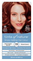 Tints Of Nature Permanent Hair Colour Soft Copper Blonde 7R 130mL