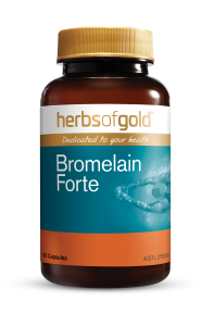 Herbs of Gold Bromelain Forte 60 Vege Capsules