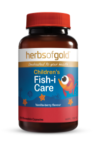 Herbs of Gold Children's Fish-I Care 60 Chewable Capsules