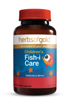 Herbs of Gold Children's Fish-I Care 60 Chewable Capsules