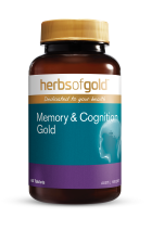 Herbs of Gold Memory & Cognition Gold 60 Tablets