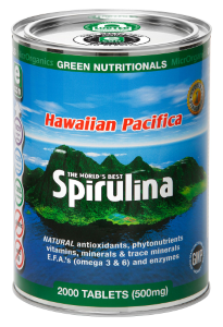 MicrOrganics Green Nutritionals Hawaiian Pacifica Spirulina 2000 Tablets