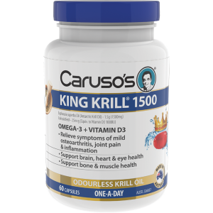Caruso's King Krill 1500 Odourless 60 Capsules