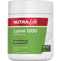 Nutra-Life Lysine 1200 60 Tablets