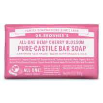 Dr. Bronner's All-One Hemp Pure-Castile Bar Soap Cherry Blossom 140g