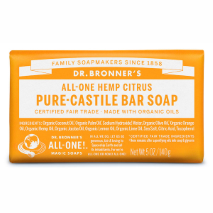 Dr. Bronner's All-One Hemp Pure-Castile Bar Soap Citrus 140g