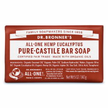 Dr. Bronner's All-One Hemp Pure-Castile Bar Soap Eucalyptus 140g
