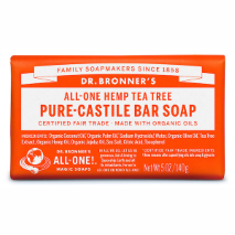 Dr. Bronner's All-One Hemp Pure-Castile Bar Soap Tea Tree 140g