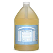 Dr. Bronner's 18-in-1 Hemp Pure-Castile Liquid Soap Baby Unscented 3.8L