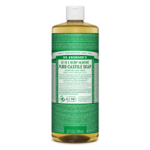 Dr. Bronner's 18-in-1 Hemp Pure-Castile Liquid Soap Almond 946mL