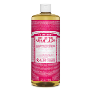 Dr. Bronner's 18-in-1 Hemp Pure-Castile Liquid Soap Rose 946mL