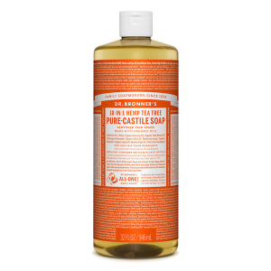 Dr. Bronner's 18-in-1 Hemp Pure-Castile Liquid Soap Tea Tree 946mL
