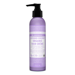 Dr. Bronner's Organic Leave-in Conditioning and Light Styling Hair Creme Lavender Coconut 177mL