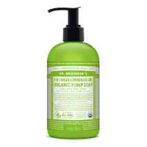 Dr. Bronner's 4-in-1 Organic Sugar Soap Pump Lemongrass Lime 710mL