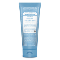 Dr. Bronner's Organic Shaving Soap Unscented 207mL