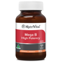 NutriVital Mega B High Potency 120 Tablets
