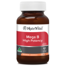 NutriVital Mega B High Potency 60 Tablets 