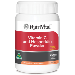 NutriVital Vitamin C and Hesperidin Powder 200g Lemon
