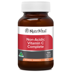 Nutrivital Non-Acidic Vitamin C Complete 120 Tablets