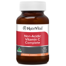 Nutrivital Non-Acidic Vitamin C Complete 120 Tablets