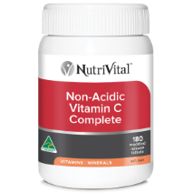 NutriVital Non-Acidic Vitamin C Complete 180 Tablets