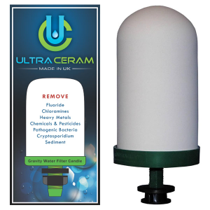 UltraCeram Gravity Ceramic Water Filter Candle with Fluoride Removal (Replacement)