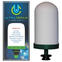 UltraCeram Gravity Ceramic Water Filter Candle with Fluoride Removal (Replacement)