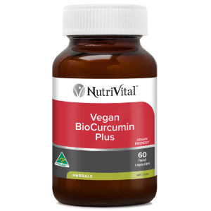 NutriVital Vegan BioCurcumin Plus 60 Capsules