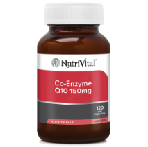 NutriVital Co-Enzyme Q10 150mg 120 Capsules