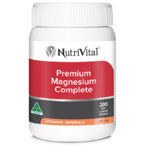 NutriVital Premium Magnesium Complete 200 Tablets
