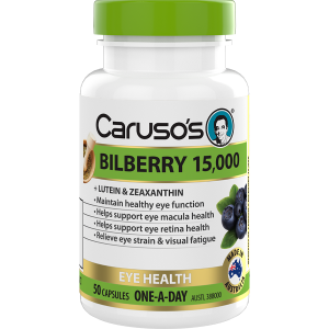 Caruso's Bilberry 15,000 50 Capsules
