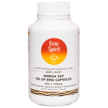 Emu Spirit Omega 369 Oil Of Emu 252 Capsules