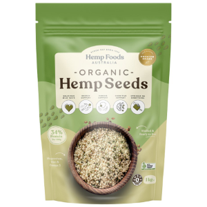 Hemp Foods Australia Organic Hulled Hemp Seeds 1kg