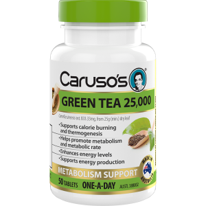 Caruso's Green Tea 25,000 50 Tablets