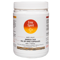 Emu Spirit Omega 369 Oil Of Emu 500 Capsules