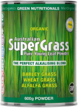 MicrOrganics Green Nutritionals Australian Organic Supergrass 600g